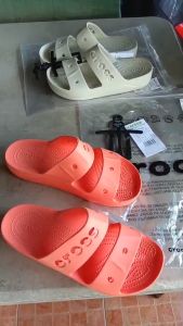 CROCS รองเท้าแตะผู้หญิง Baya Platform สินค้าพร้อมจัดส่งจากไทย อัปเปอร์แบบสองสาย เพื่อเสริมความสบาย