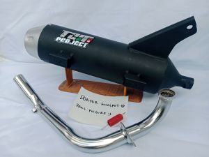 Knalpot Copy TJM Beat Scoopy Vario Mio Smile Xeon Pcx 160 Nmax Aerox Xride End Muffler Ngebas Adem