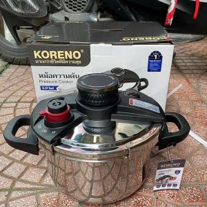 Nồi áp suất Koreno 5L6L8L đáy từ toàn thân Inox 304 nấu được trên bếp từ bếp ga bếp hồng ngoại