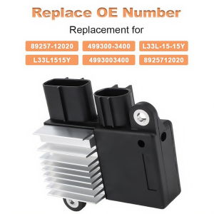 Car Fan Control Module Blower Resistance for Toyota Corolla for Mazda 5 CX-7 89257-12010 499300-3400 L33L1515Y