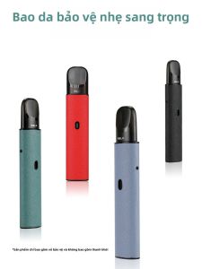 RELX Yueke 4th 5th Generation Phantom pro Green Feather Leather Protective Case Luxury Light Hard Shell Anti-Fall Design