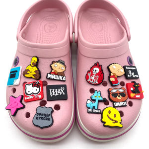 Hot Toys | New 14pcs Cartoon Wacky Series PVC Shoes Accessories Fit with Hole Wristbands DIY Detachable Waterproof Creativity Gifts