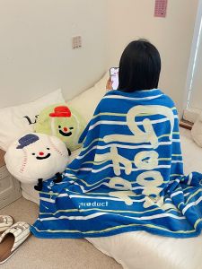 Cute Two-In-One Thickened Pillow Blanket Student Dormitory Home Use Small Blanket Multi-Functional New Model Nap Pillow