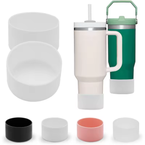 7.5cm Silicone Cup Protective Sheath Cup Anti-slip Protective Sleeve Cover For Stanley Cup Water Bottle Accessory
