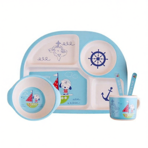 Child Meal Set Divided Plate Feeding