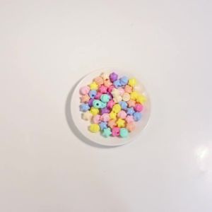 50pcs/lot 14mm Candy Color Star Beads Loose Spacer Acrylic Pentagram Beads For DIY Charms Phone Chain Bracelet Decor Accessories