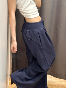 Loose High Waist Straight Leg Harem Pants Womens Casual Trousers Straight Cut Wide Leg Pants Autumn Fashion plus Size