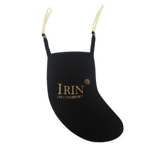 IRIN | Miếng Đệm Bảo Vệ Cằm Đàn Violin Bằng Da Lộn Nai Chất Liệu Cotton Dành Cho Đàn Violin Cỡ 1/16 Đến 4/4 Màu Đen Trắng Phụ Kiện Nhạc Cụ