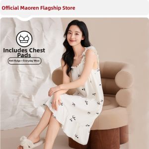MiiOW | Summer Thin Loose Sweet with Built-in Bra Sleepwear Set