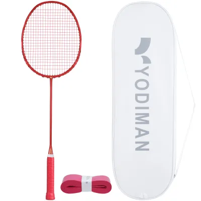 YODIMAN ของแท้ ไม้แบดมินตันคาร์บอนไฟเบอร์เต็มรูปแบบ 8U (เบามาก) - แรงดีดกลับสูง - ตอบสนองรวดเร็ว - โจมตีรวดเร็ว - สำหรับผู้เล่นมืออาชีพ - ไม้เดี่ยว พร้อมกระเป๋า และแถมพันด้าม