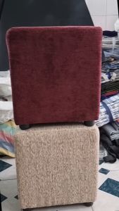 [Giá Tại Xưởng] Ghế Đôn Vuông Sofa Màu Đỏ Đô Kê Chân Ngồi Ghế Bàn Trang Điểm Bọc Mút Nhiều Màu Sắc