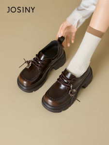 Josiny | Thick Sole Heel-Height Increasing Loafers Shoes