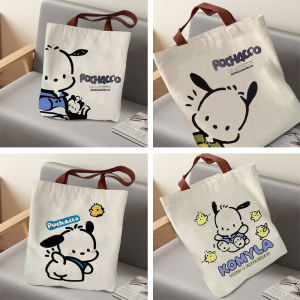 JENL Túi Vải Cho Nữ Túi Đeo Vai Pochacoo Hoạt Hình Phong Cách Instagram Túi Đựng Sách Sức Chứa Lớn