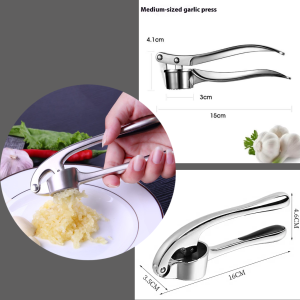 Kitchen Stainless Steel Garlic Smasher Squeezer Manual Press Grinding Tool Kitchen Accessories Kitchen Accessories Tools