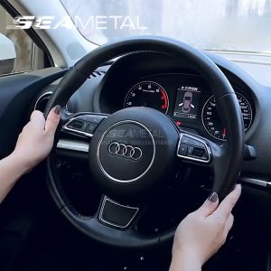 SEAMETAL Universal Silicone Car Steering Wheel Cover Anti-slip Car Steering Cover Protector Washable Car Interior Accessories