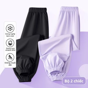 JEANSWEST SPORT | Mosquito Repellent Quick-Dry Cool Lightweight Summer Black Pants
