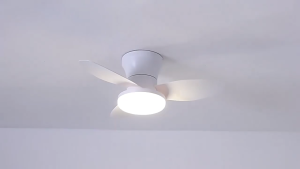 【SG Stock】Ceiling Fan with Light Intelligent 6-speed Fan 3 Colors LED Light with Remote Control for Kitchen Dining Room