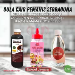 ( 1 PCS ) ROSE BRAND Gula CAIR SEBAGUNA GULA AREN 33 250ml MAMA CHOICE 500 g