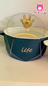 CERAMIC CROWN POT KITCHEN COOKING GFT00076