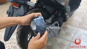 Ốp trang trí xe Vario 160 2022-2024 Indo Việt Nam carbon Artistar