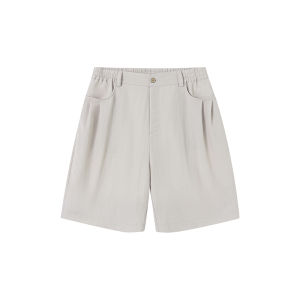 Loose Linen Blend Casual Shorts