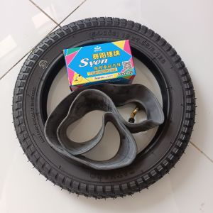 COMBO VỎ + RUỘT xe đạp điện size 12inch van cong