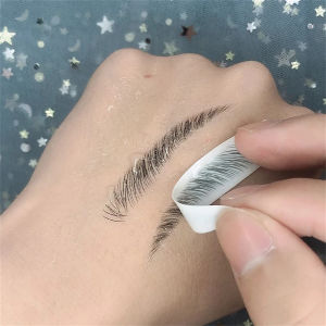 6D Eyebrows Sticker Water Transfer Hair-like Eye Brow Tattoo Stickers Long Lasting False Eyebrow Enhancers Eye Brow Cosmetics