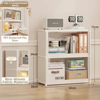 GENUO | Storage Bookshelf Home Children Books Organization Rack