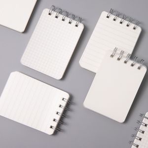 Mini Notepad Coil Notebook Flip Up Loose-leaf Pocket Book Small Notebook Portable  Horizontal Line Grid Blank on Sale