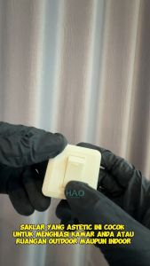 Saklar Engkel OB Piano Mini Kecil Kotak Single Outbow CAHAYA 6211 & CAHAYA 6212