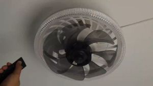 Inverter Ceiling Fan with LED Light For Living Room Smart Ceilings Fan Silent 7 Blades Ceiling Fan Light with Remote Control E27 Ceiling Fan Light