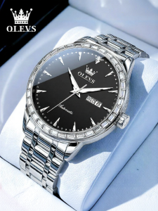 OLEVS | Automatic Dual Calendar Business Water-Resistant Mens Watch
