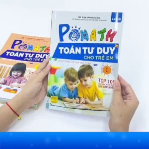 Combo (3 Tập):  Sách POMATH Tập 123 - Toán Tư Duy Cho Trẻ 4-6 Tuổi