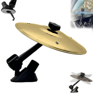 1/2PC Car Crash Cymbal Air Vent Mini Drum Car Hand-shooting Cymbals Car Drum Cymbal Air Vent Musical Instrument For Car Interior