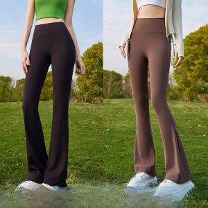 Miiow | High Waist Sharkskin Pants Womens Flared Bottoming Slimming Outerwear Tummy Control Butt Lifting Long Leggings