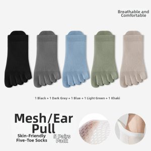 FENGTING | Breathable Antimicrobial Deodorant Moisture Absorption Non-slip Toe Socks