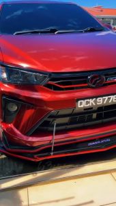 SAMURAI-LIPS 2 Tone Color Universal Front Bumper Diffuser Lips Skirt PERODUA AXIA BEZZA MYVI ALZA ARUZ VIVA KENARI KELISA KANCIL ATIVA PROTON WIRA SAGA PERSONA EXORA WAJA PREVE ISWARA GEN2 SATRIA NEO PUTRA CITY CIVIC VIOS Car Accessories Aksesori Kereta