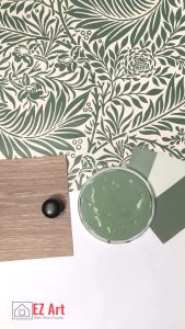 EZ Wall Color Green Series Latex Paint for Cement Concrete Semi Gloss Flat Eggshell Satin - 1 Liter