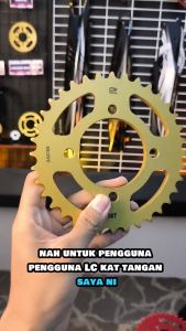 STT 428 SPROCKET MOTOSIKAL EMAS + RANTAI-LC135 LC135ES YAMAHA