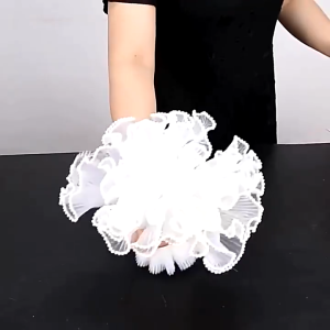 Pearl Yarn Pleated Yarn Handmade DIY Romantic Bouquet Packaging Material Flower Mesh