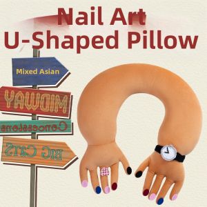 ZHUANGXIANGMAO | Wacky Nail Design U-shaped Pillow
