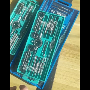 20PCS HSS Tap and Die Set Metric Wrench Cut M3-M12 Tap and Die Set Metric Hand Threading Tool Set Engineer Kit with Case