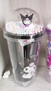 Sanrio Kuromi 450ml Portable Water Bottle With Straw Leakproof BPA Free Cute Sanrio Tumbler For Kid