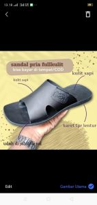 sandal kulit pria Casual