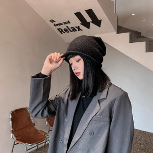 MIND BOY | Winter Warm Furry Knit Hat Face-Slimming Big Head Circumference Beanie