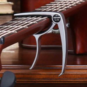 Professional Zinc Alloy Guitar Capo - 2-in-1 for Acoustic/Electric Guitars Metal Tone Changer Clip for Wooden Guitars