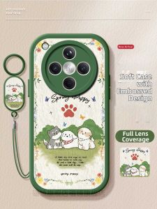 CIJING | Cute Dog Design Full-body Protection Silicone Case for Find Series