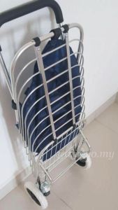 Multifunction Stainless Steel Aluminum Foldable Shopping Grocery Trolley Cart Oxford Bag Aluminium Light Duty Multi Functional Folding