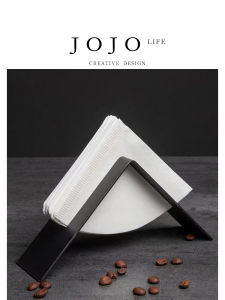 Giá Đỡ Giấy Lọc Cà Phê Bằng Thép Không Gỉ JOJOS L PD Shaw Giá Đỡ Đựng Giấy Lọc Cà Phê Cầm Tay Phụ Kiện Nhà Bếp Phong Cách Tươi Mới
