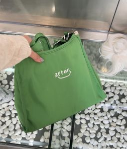 Designer Recommended Small Square Bag Underarm Single Shoulder Handbag for Men And Women Nylon Fabric Letter Pattern Bag